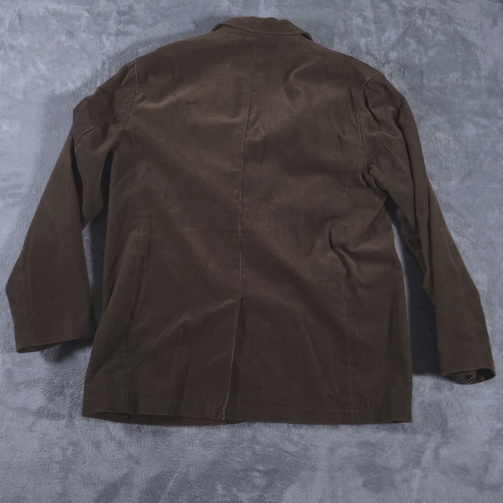 Covington Corduroy Sport Coat Mens‎ Large 44 Brown Jacket 2 Button Single Vent - Picture 9 of 10